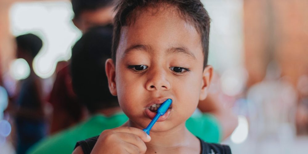 Foam toothpaste for kids